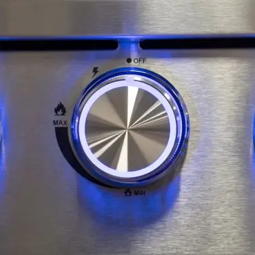Stanley 6 Burner Gas BBQ - Integrated Side Burner Modular Unit