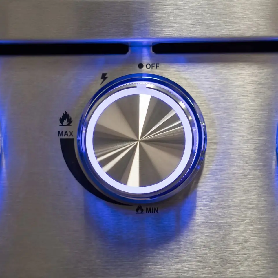 Stanley 6 Burner Gas BBQ - Integrated Side Burner Modular Unit