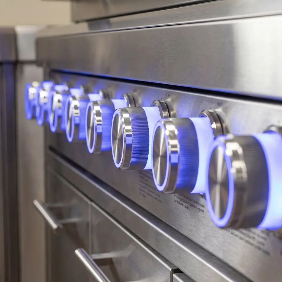 Stanley 6 Burner Gas BBQ - Integrated Side Burner Modular Unit