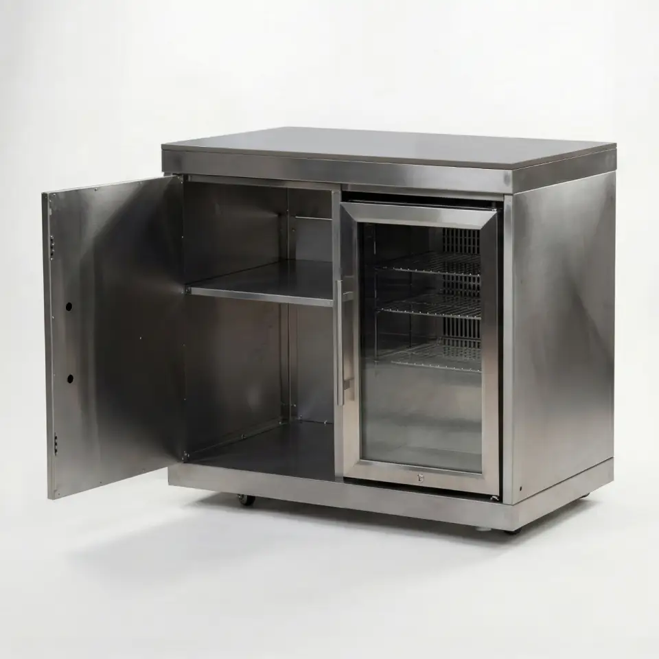 Stanley Outdoor Kitchen Fridge & Cupboard Modular Unit