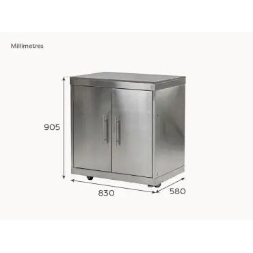 Stanley Outdoor Kitchen Double Cupboard Modular Unit