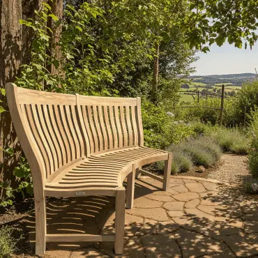 Malvern Curved Bench - FSC Certified