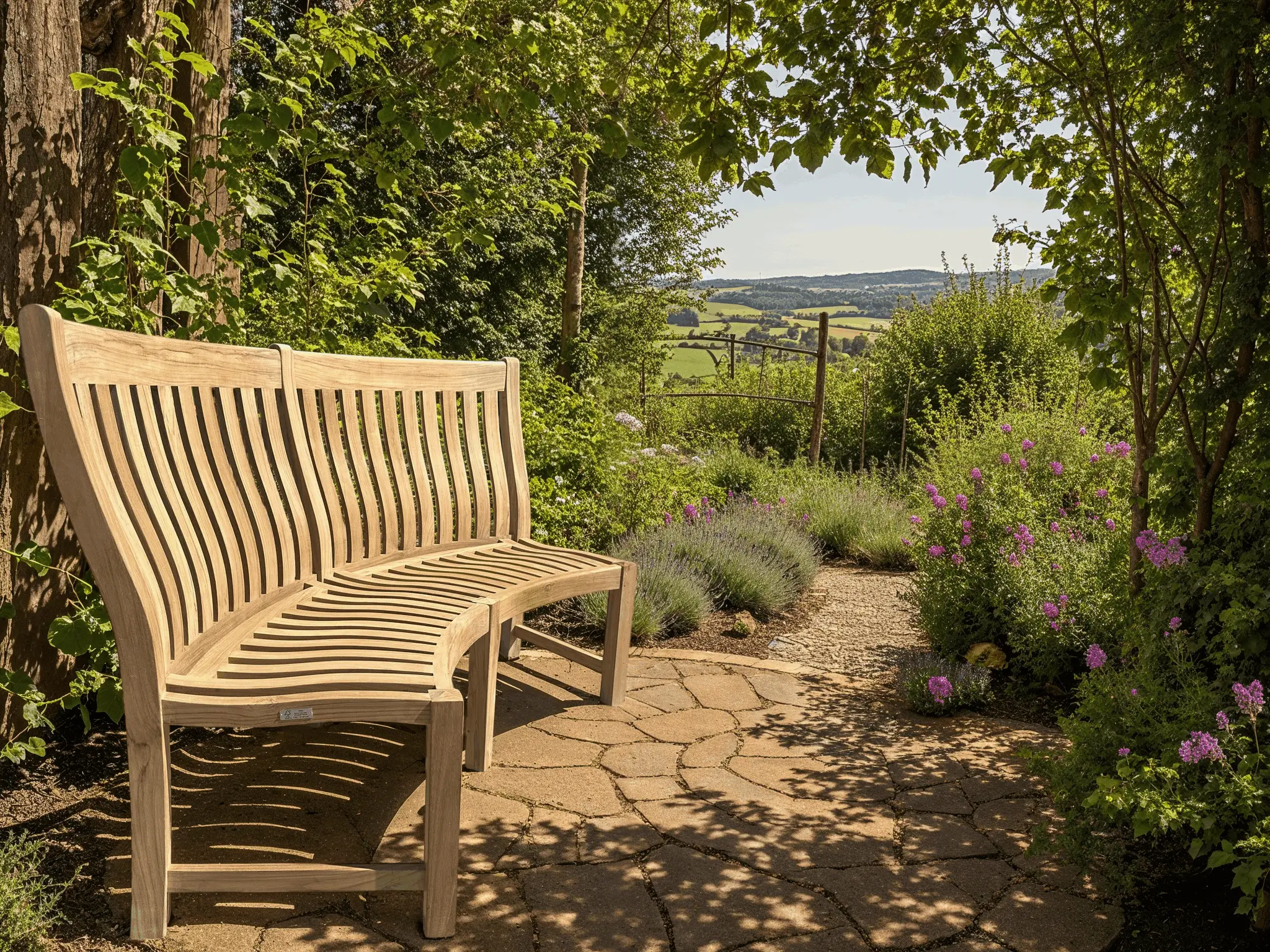 Malvern Curved Bench - FSC Certified