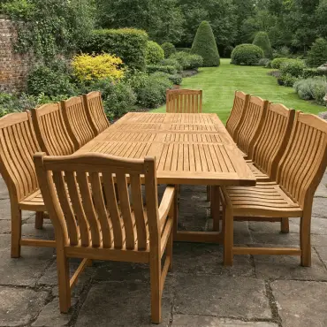 Malvern teak dining set