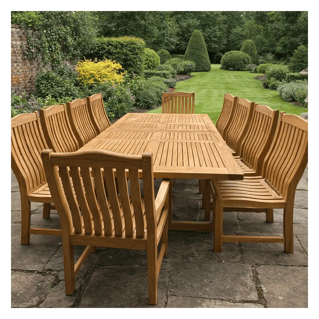 Malvern teak dining set