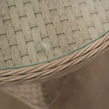 Audrey 8 Seat Rattan Reclining Dining Set - Oval Table