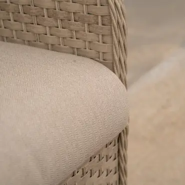 Audrey 8 Seat Rattan Dining Set with 2 Reclining Chairs - Oval Table