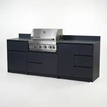 Oakley Straight 4 Burner Gas BBQ S2400-B