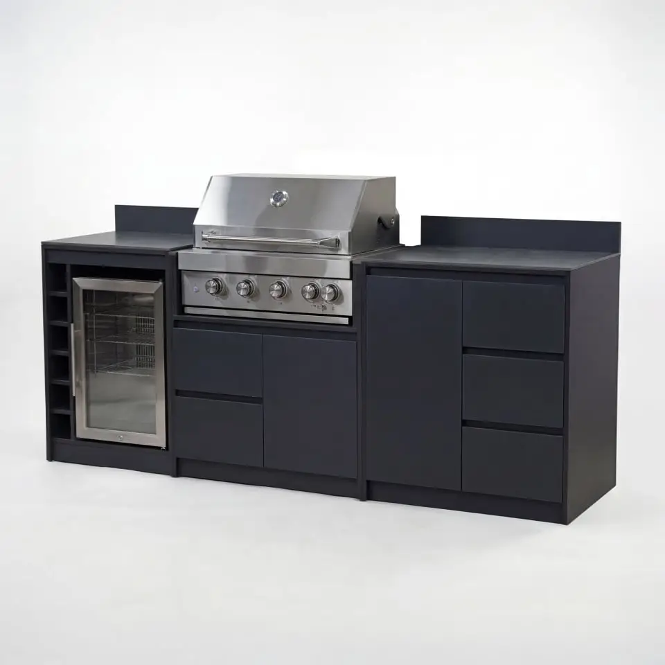Oakley Straight 4 Burner Gas BBQ S2400-E