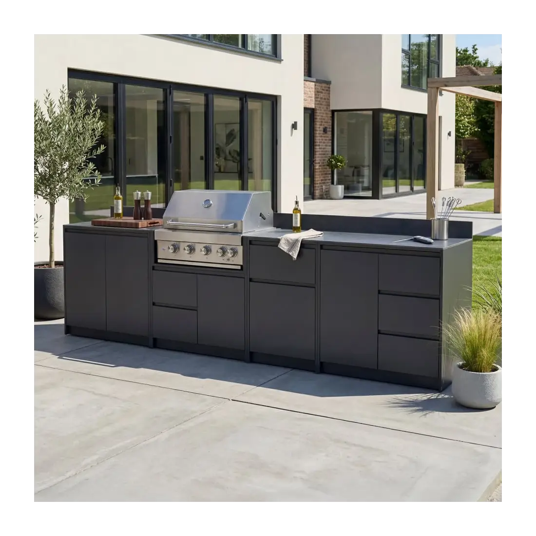 Oakley Straight 4 Burner Gas BBQ S3330-C