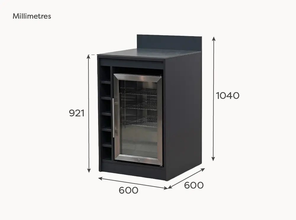 Oakley Wine Rack & Fridge Modular Unit