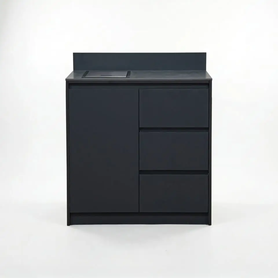 Oakley Cupboard - Triple Drawer with Sink & Foldable Tap Modular Unit