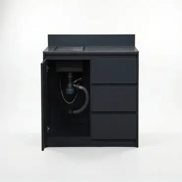 Oakley Cupboard - Triple Drawer with Sink & Foldable Tap Modular Unit