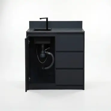 Oakley Cupboard - Triple Drawer with Sink & Foldable Tap Modular Unit