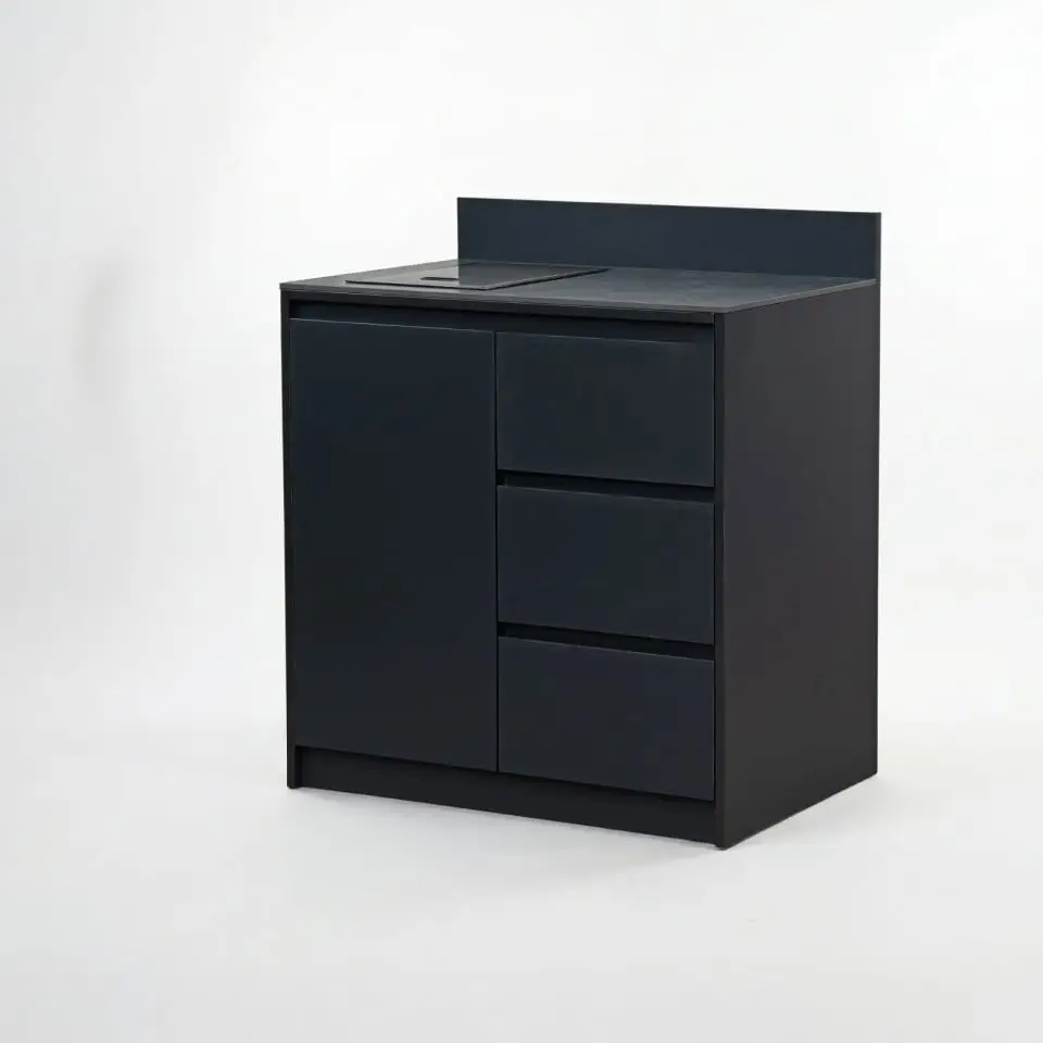Oakley Cupboard - Triple Drawer with Sink & Foldable Tap Modular Unit