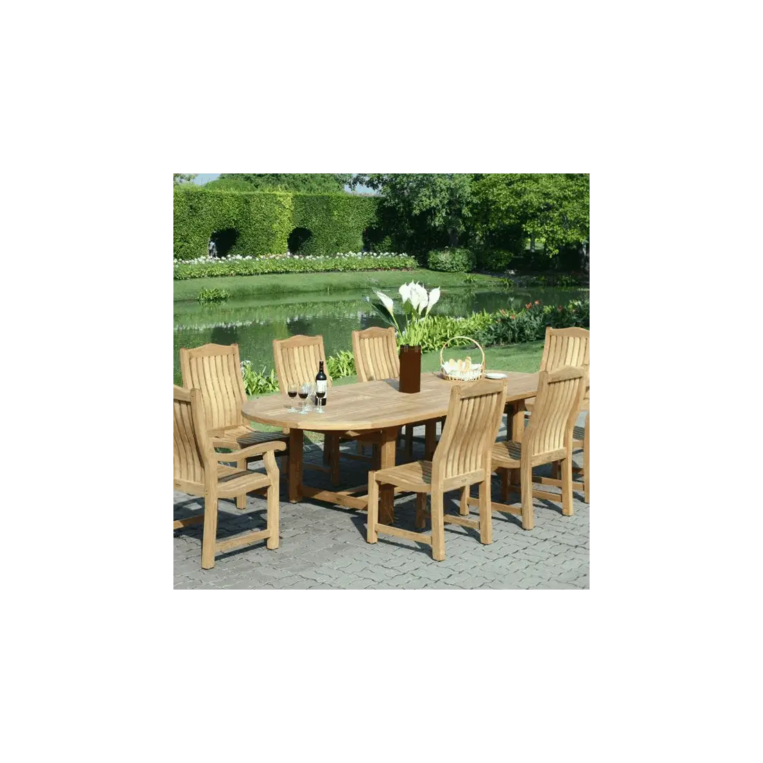 Malvern teak dining set 1 Malvern teak dining set 1