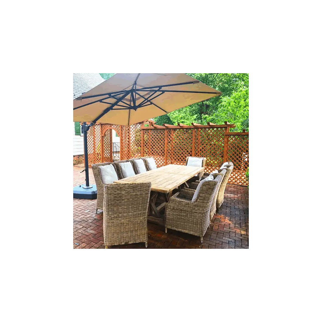 Valencia 10 Chair Dining set garden furniture