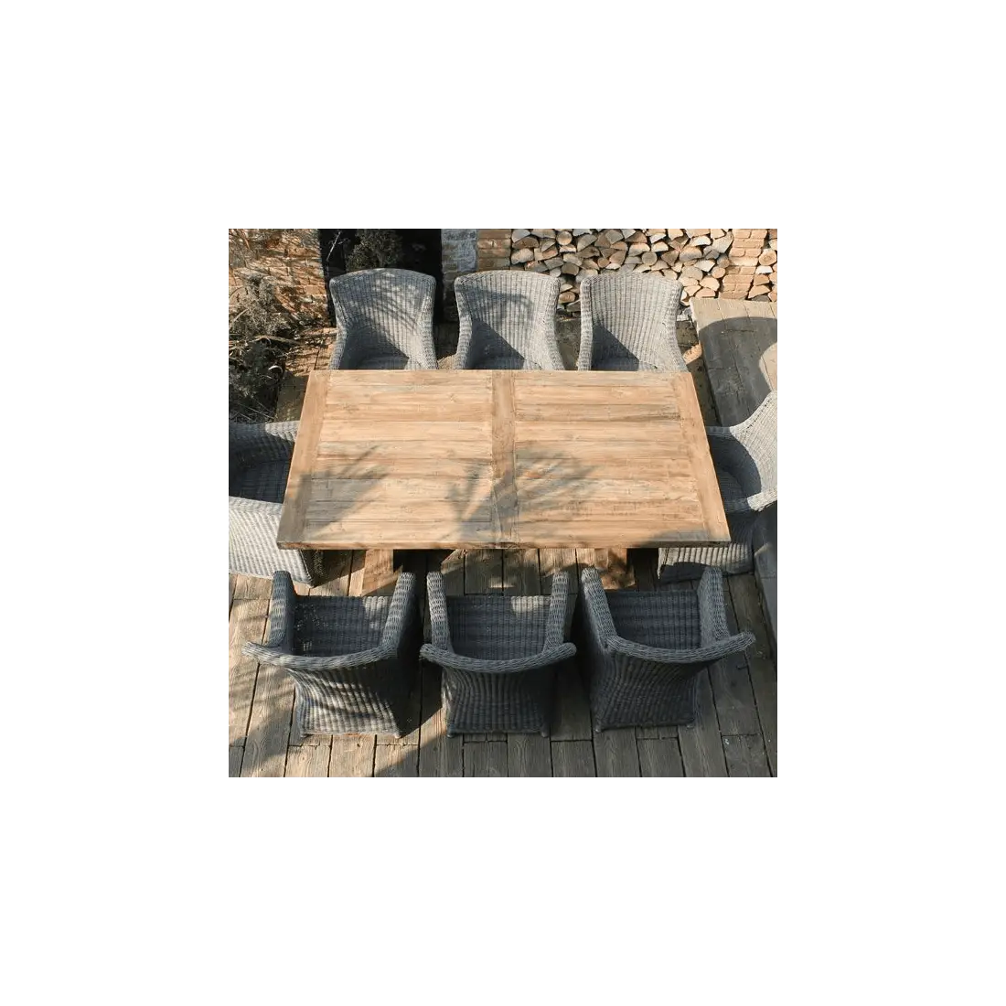 Valencia 8 Chair Dining Set outdoor garden furniture Valencia 8 Chair Dining Set outdoor garden furniture