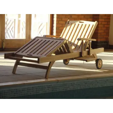 Stratford Sun Lounger with Drink tray