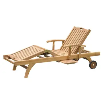 Stratford Sun Lounger with Drink tray