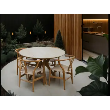 Ibiza Round 1.2m Dining Table Bari Range