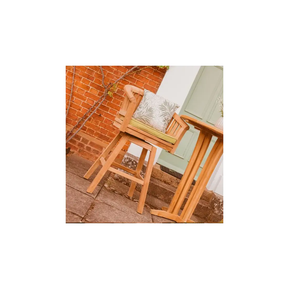 Half Moon Swivel Bar Chair