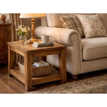 York Reclaimed Teak Side Table