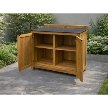 Bari Teak Outdoor Kitchen Set 5