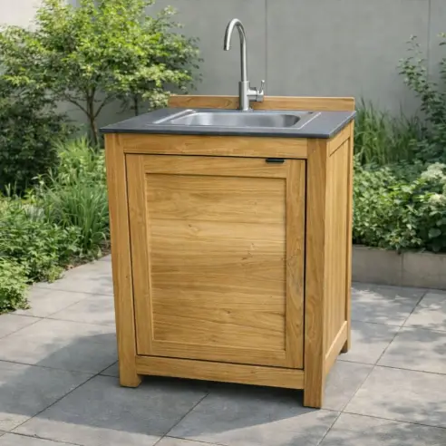 Bari Kitchen Sink Unit – Stainless Steel Outdoor Sink