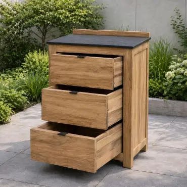 Bari Kitchen Unit 3 Drawers