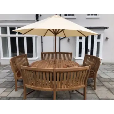 Malvern Curved Bench Set | FSC® Certified