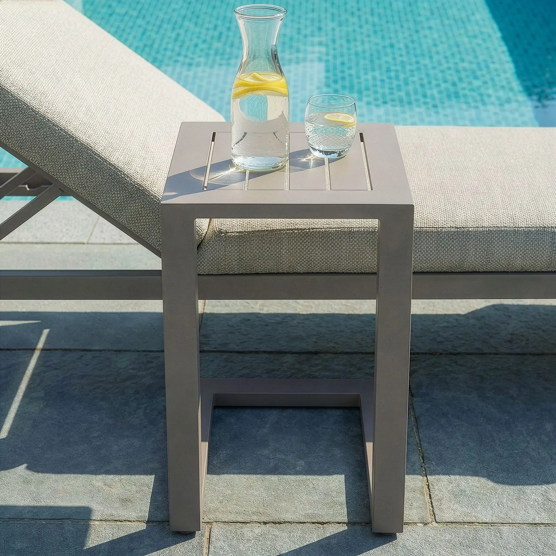 Aluminium Side Table