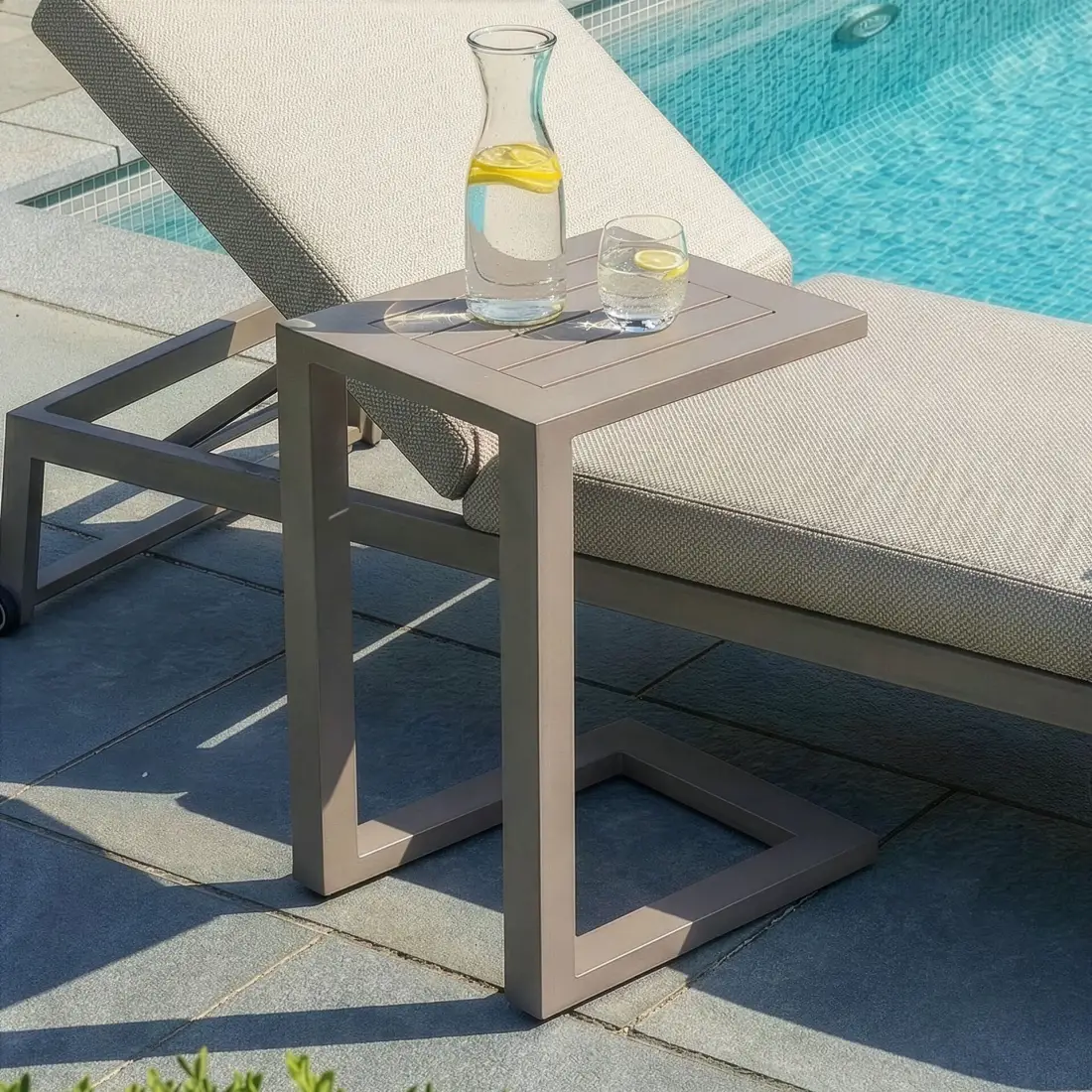 Aluminium Side Table Aluminium Side Table