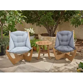 Kangaroo 2 Chair Half Moon Table Set - Certified