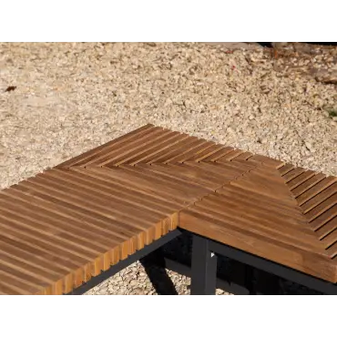Mandalay Backless Corner Extension Bench
