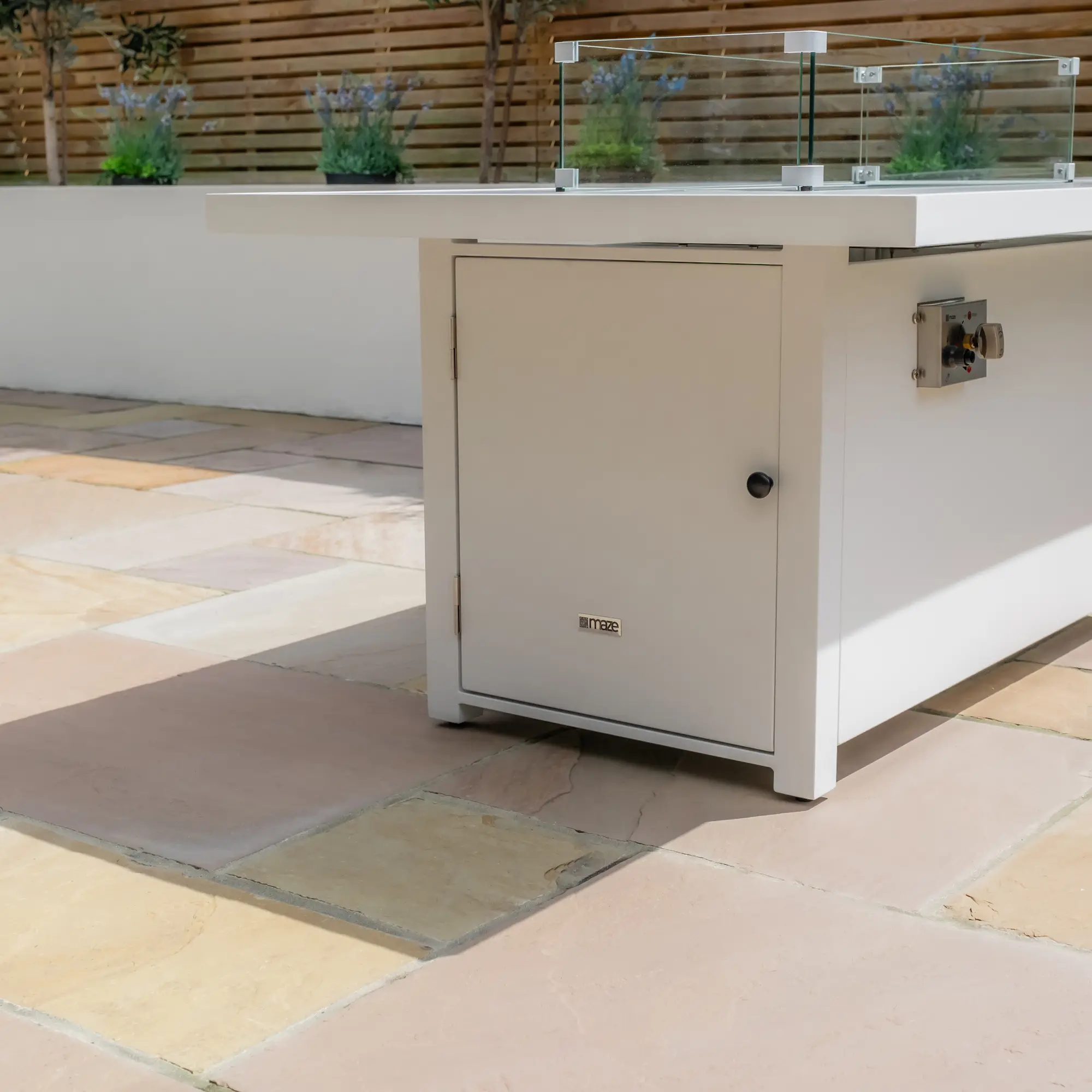 Aluminium Fire Pit Dining Table