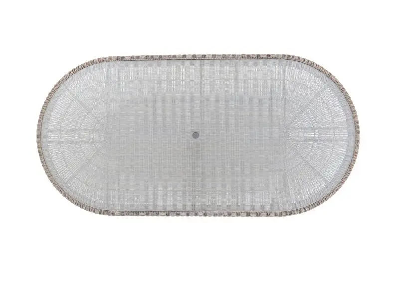 Summergrass Rattan Oval Table
