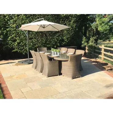 Summergrass Rattan Oval Table