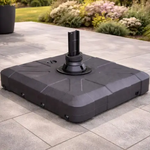 Fillable Resin Parasol Base 100KG with wheels