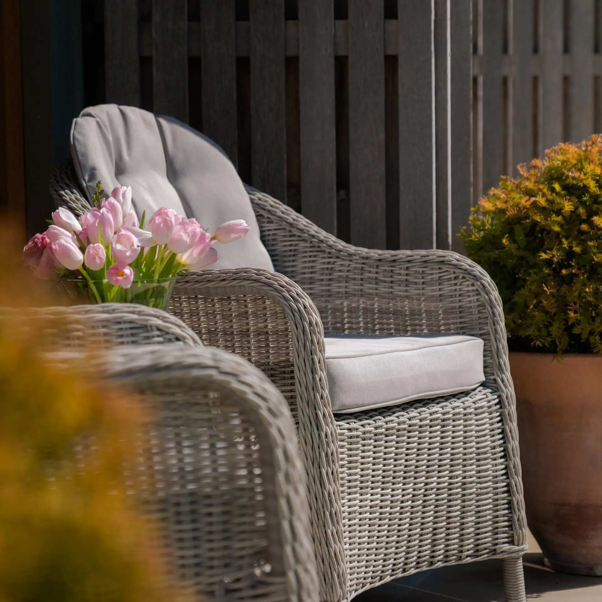 Oxford 3 Piece Rattan Bistro Set