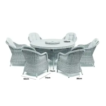 Oxford Heritage 6 seat Dining Set