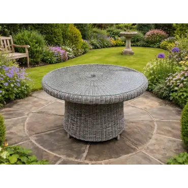 Summergrass Rattan Round Table