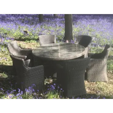 Summergrass Rattan Round Table