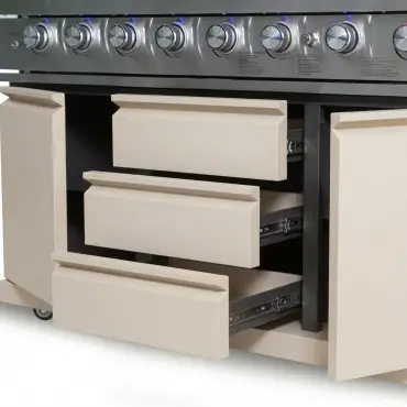 Ember Outdoor Kitchen 6 Burner BBQ Gas Grill