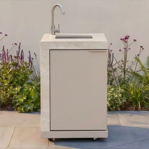 Ember Outdoor Kitchen Left Hand Modular Sink Cabinet