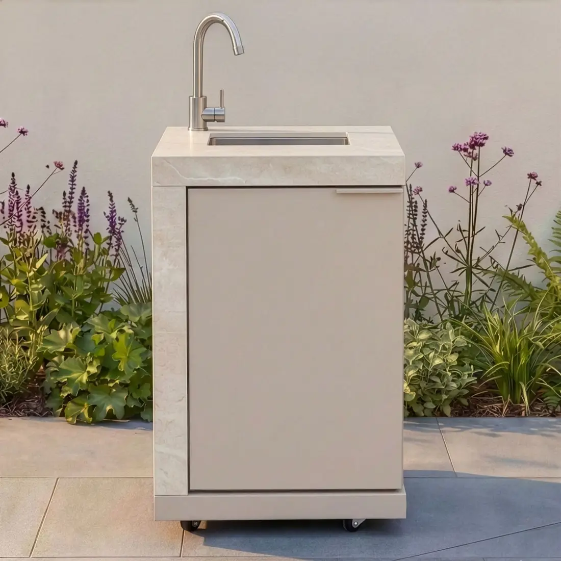 Ember Outdoor Kitchen Left Hand Modular Sink Cabinet