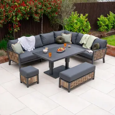 Caleb  Corner Lounge Dining Set