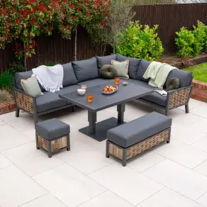 Caleb  Corner Lounge Dining Set