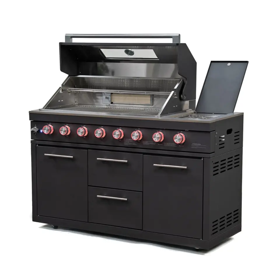 Riley Straight Outdoor Kitchen 6 Burner Gas BBQ
