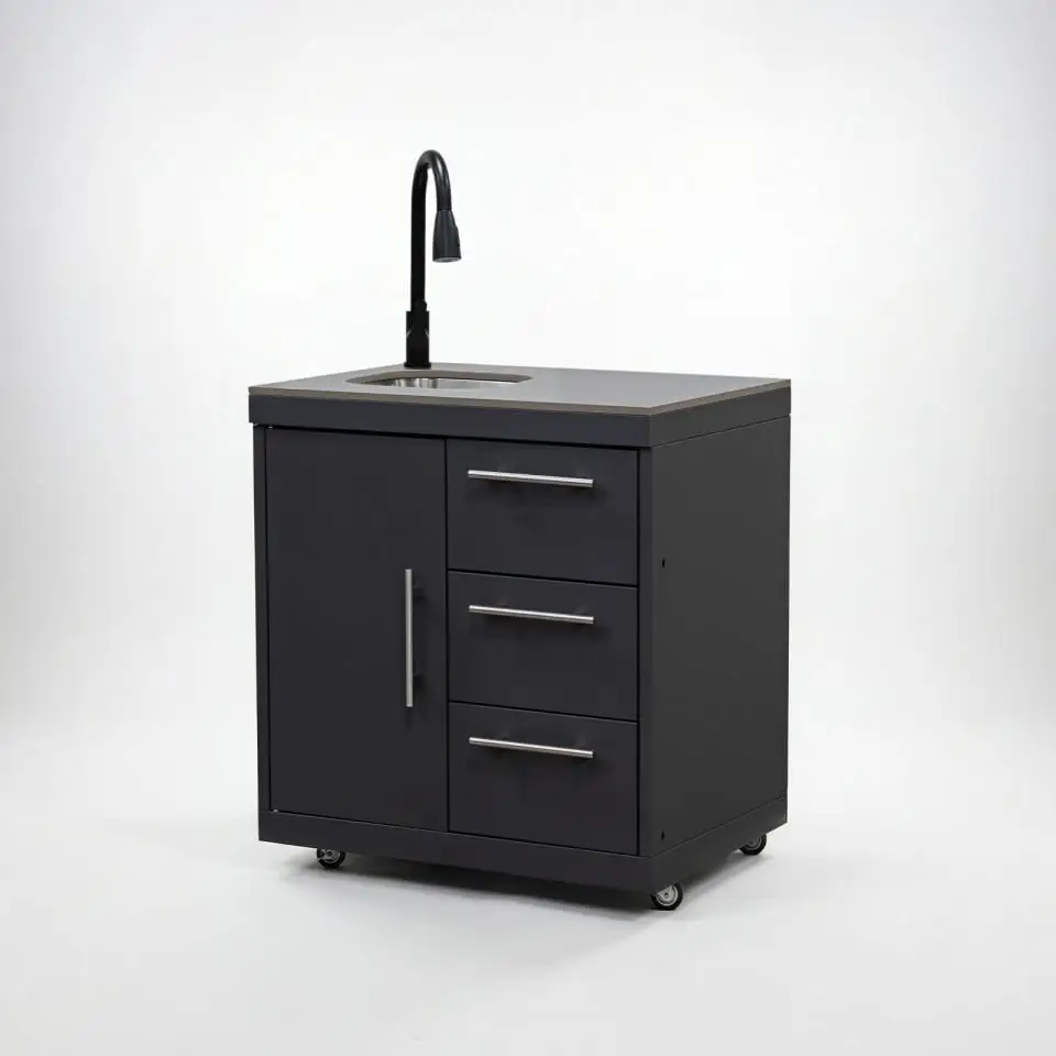 Riley Straight Outdoor Kitchen 6 Burner Gas BBQ